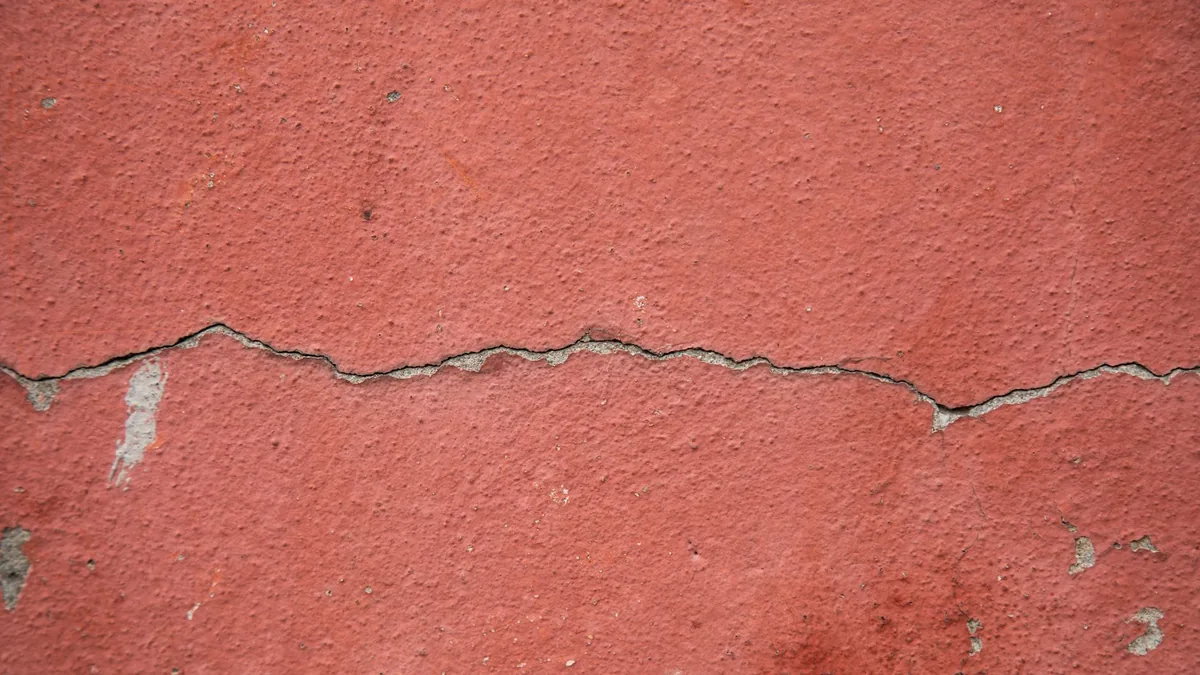Epoxy injection sealing a foundation wall crack in Henderson, NV