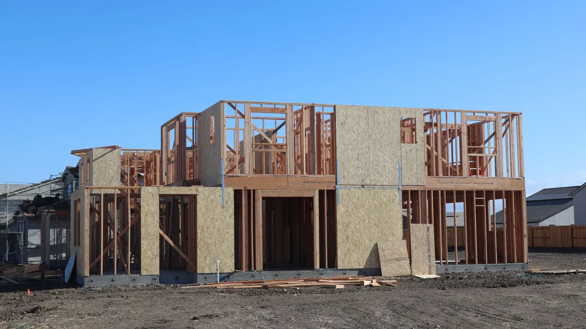 Support jacks installed under floor joists in a crawl space in Henderson, NV